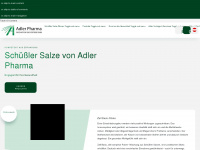 adler-pharma.at Webseite Vorschau