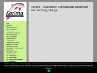 karima.ch Webseite Vorschau
