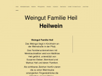 heilwein.de Webseite Vorschau