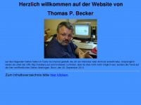 thomas-p-becker.de Webseite Vorschau