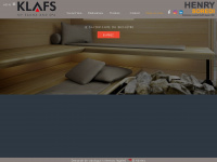 klafs-sauna.com Webseite Vorschau