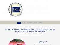 lanciaclubdeutschland.de Webseite Vorschau