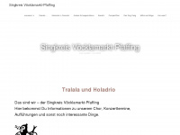 singkreis-voecklamarktpfaffing.at Webseite Vorschau