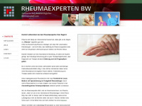 rheumaexperten-bw.de Webseite Vorschau