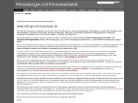 ettinger-phraseologie.de Webseite Vorschau