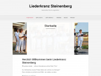 liederkranz-steinenberg.de Webseite Vorschau
