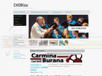 chor-ios.de Webseite Vorschau