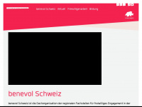 benevol.ch Webseite Vorschau