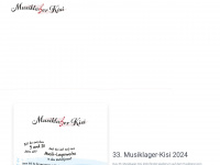 musiklager-kisi.ch Webseite Vorschau