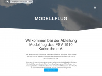 modellflug.fsv-karlsruhe.de Webseite Vorschau