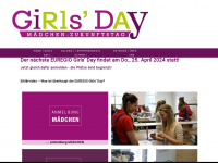 girlsday.info Webseite Vorschau