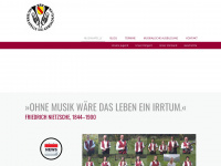 musikkapelle-geroldsau.de Webseite Vorschau