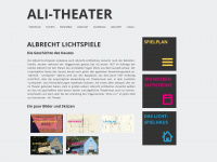 ali-theater.de Webseite Vorschau