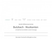 butzbach-musikanten.de Webseite Vorschau
