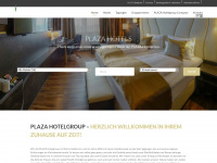 plazahotels.de Webseite Vorschau
