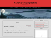 riebele.de Webseite Vorschau