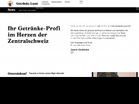 getraenkelussi.ch Webseite Vorschau