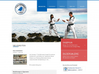 taekwondo-klebach.de Webseite Vorschau