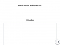 musikverein-hallstadt.de Webseite Vorschau