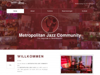 metropolitan-jazz-club.com Webseite Vorschau
