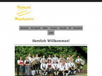 raimund-und-seine-boehmisch-maehrischen-musikanten.de Webseite Vorschau
