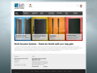 barth-acoustic.com Webseite Vorschau