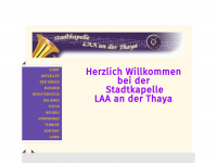 stadtkapelle-laa.at Webseite Vorschau
