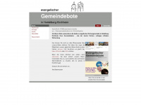 gemeindebote.org Webseite Vorschau