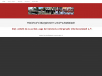 historische-buergerwehr-unterharmersbach.de Webseite Vorschau