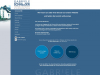 gabriele-schneider.com Webseite Vorschau