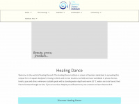 healingdance.org Webseite Vorschau