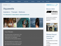 aquawelle.de Webseite Vorschau