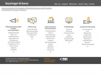 leuz-benz.ch Webseite Vorschau