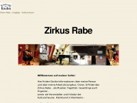 zirkus-rabe.de Webseite Vorschau