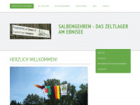 zeltlager-ebnisee.de Webseite Vorschau