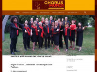 chorus-mundi.de Webseite Vorschau