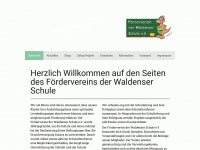 foerderverein-waldenser-schule.de Webseite Vorschau