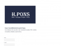 hpons.de Webseite Vorschau