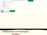 ferienpark-templin.de Webseite Vorschau