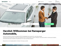 ramsperger-automobile.kirchheim.skoda-auto.de Webseite Vorschau