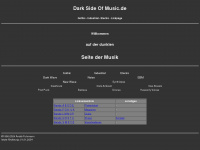 darksideofmusic.de Webseite Vorschau