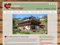 haus-inge.com Webseite Vorschau
