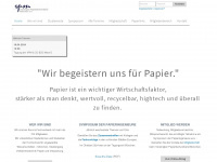 papierfachverband.de Webseite Vorschau
