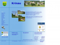 krinau.ch Webseite Vorschau