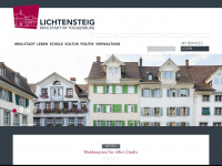 lichtensteig.ch Webseite Vorschau