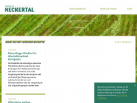 neckertal.ch Webseite Vorschau