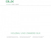 bux-holzbau.de Webseite Vorschau