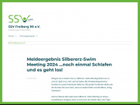 ssv-freiberg.de Webseite Vorschau