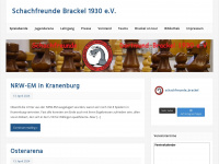 schachfreunde-brackel.de Webseite Vorschau