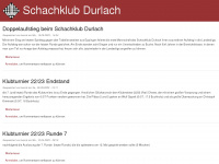 schachklub-durlach.de Webseite Vorschau